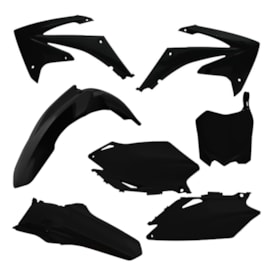 Kit Plástico Crf 250r 10/13 - Crf 450r 09/12 Racetech Preto