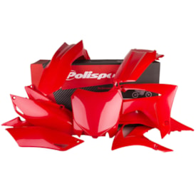Kit Plástico Crf 250r 14/17 - Crf 450r 13/16 Polisport Vermelho