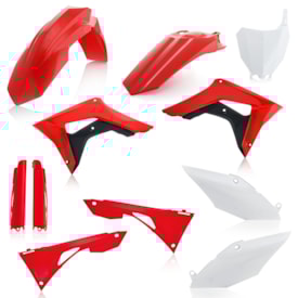 Kit Plástico Crf 250r 18/21 - Crf 450r 19/21 Acerbis Original Vermelho
