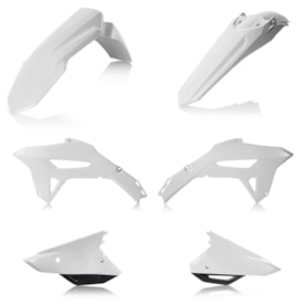 Kit Plástico Crf 250r 22/24 - Crf 450r 21/24 Acerbis Branco Preto