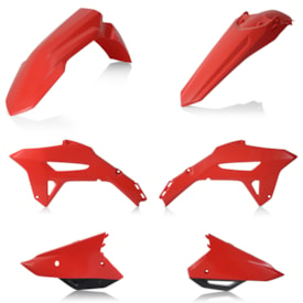 Kit Plástico Crf 250r 22/24 - Crf 450r 21/24 Acerbis Original Vermelho