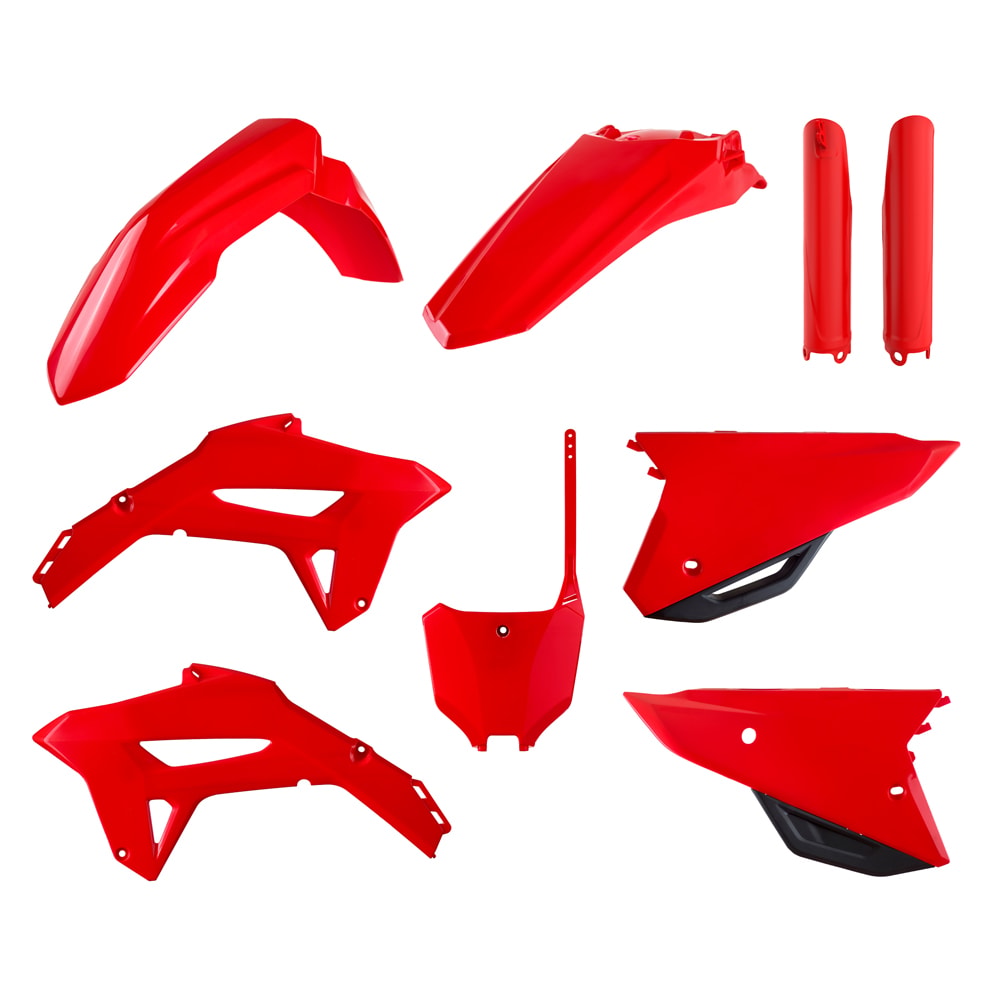 Kit Plástico Crf 250r 22/24 - Crf 450r 21/24 Polisport Vermelho