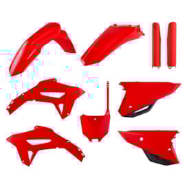 Kit Plástico Crf 250r 22/24 - Crf 450r 21/24 Polisport Vermelho