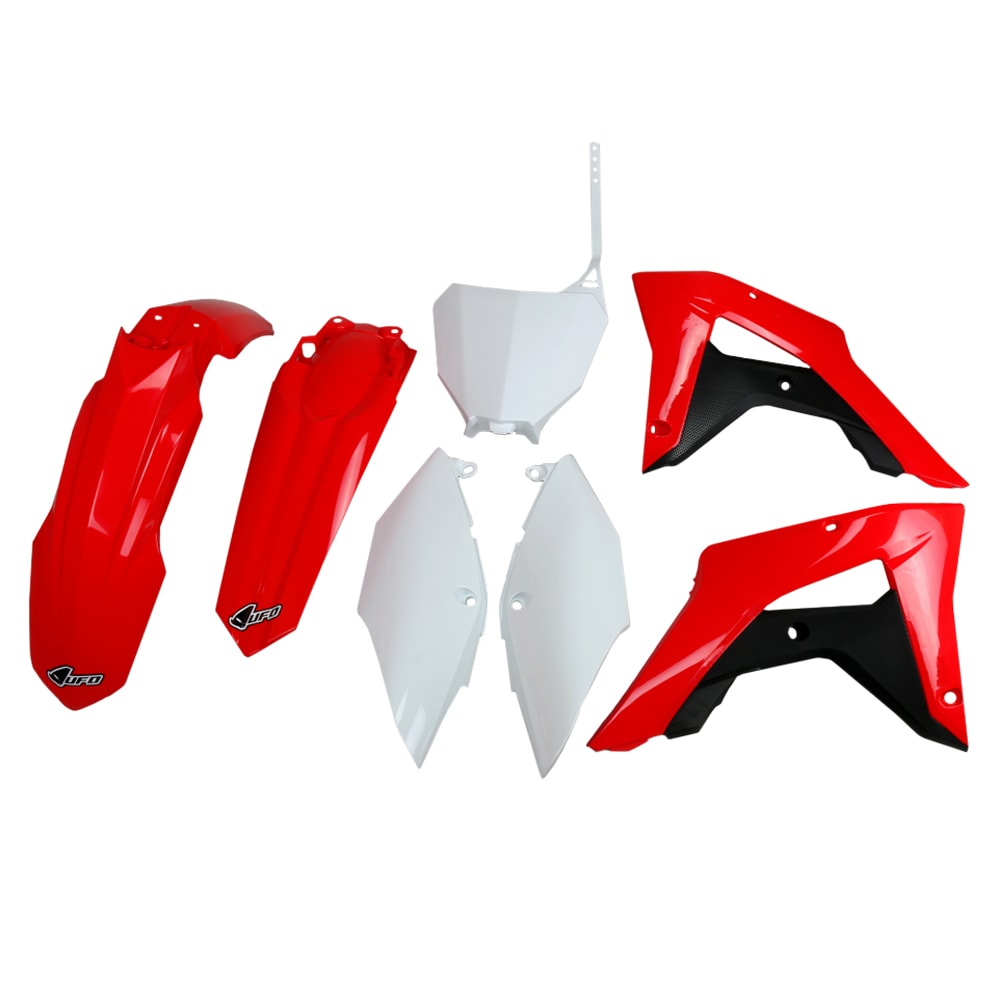 トップス ktm10 Kit Plástico Ktm Sx 19/21 - Sxf 19/21 Completo Acerbis Branco Laranja