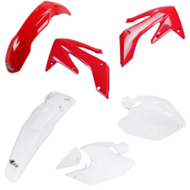 Kit Plástico Crf 250x 04/17 Ufo Vermelho Branco