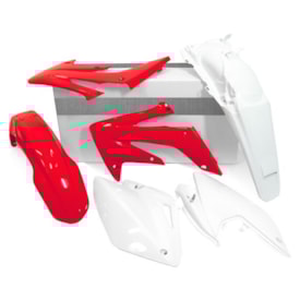 Kit Plástico Crf 250x 04/19 Racetech Vermelho Branco