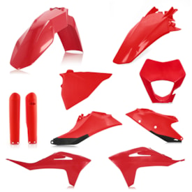 Kit Plástico Gasgas Ecf 250 21/23 - Ecf 350 21/23 Completo Acerbis Vermelho