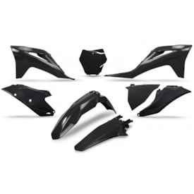 Kit Plástico Gasgas Mc 21/23 - Mcf 21/23 Ufo Preto