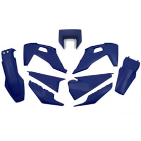 Kit Plástico Husqvarna 150 250 300 Te 20/23 Ufo Azul