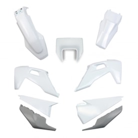 Kit Plástico Husqvarna 150 250 300 Te 20/23 Ufo Branco