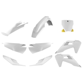 Kit Plástico Husqvarna Tc 125/250 19/21 - Fc 250/350/450 19/21 Polisport Branco