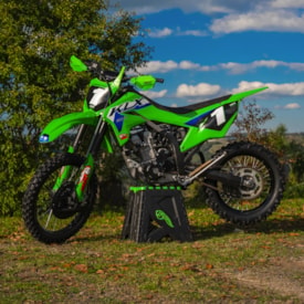 Segunda imagem do produto Kit Plástico Klx 300r Completo Amx Verde