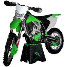 Segunda imagem do produto Kit Plástico Klx 450r Amx Completo Verde Branco Preto