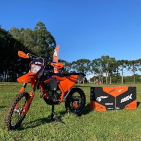 Segunda imagem do produto Kit Plástico Ktm 250 - 350 - 450 Excf 17/19 Amx Laranja