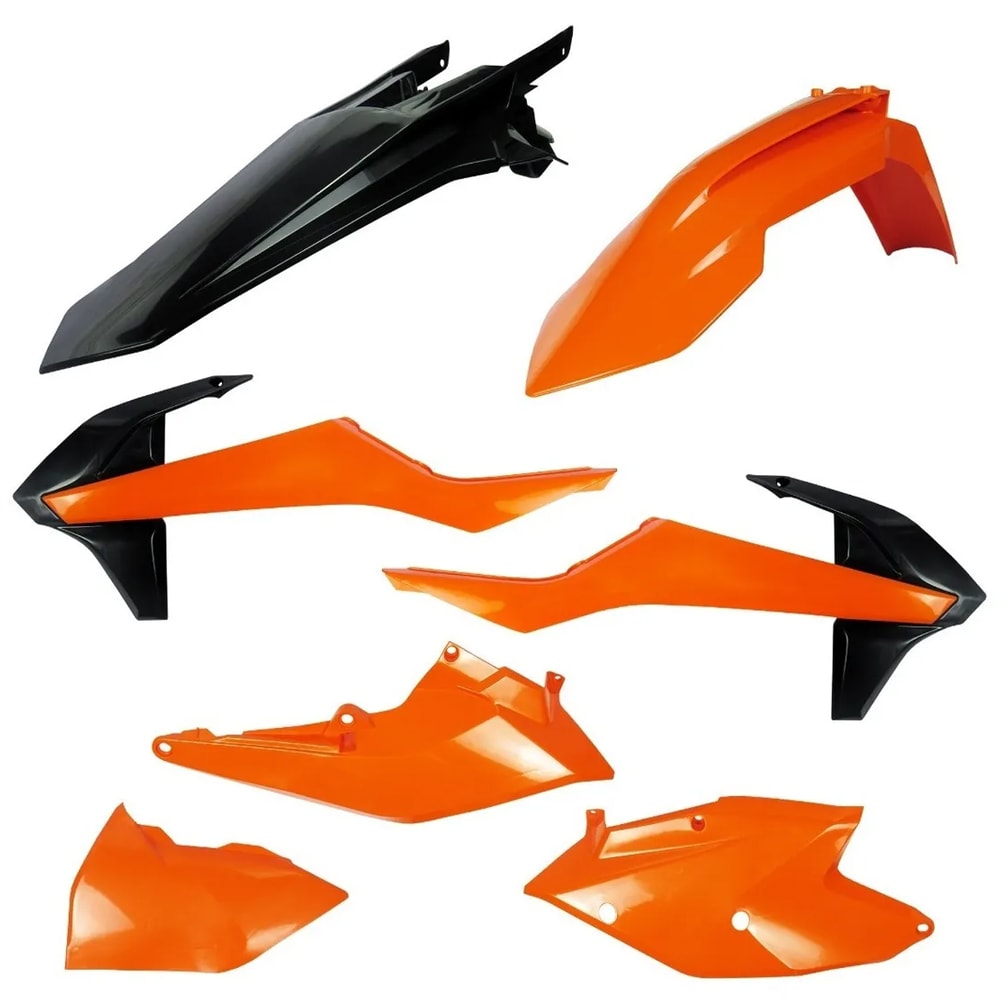Kit Plástico Ktm 250 - 350 - 450 Sxf 16/18 Amx Laranja Preto