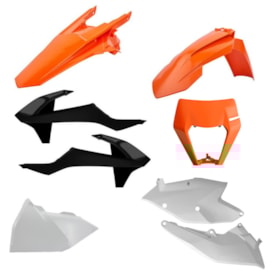 Kit Plástico Ktm 250 Exc 17/19 - 250 Exc-f 17/19 Polisport Original