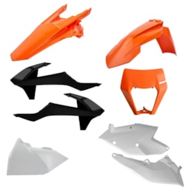 Kit Plástico Ktm 250 Xcw 17/19 - 300 Xcw 17/19 Polisport Original