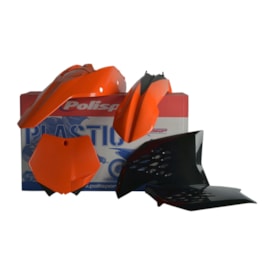 Kit Plástico Ktm Sx 07/10 - Sxf 07/10 Polisport Laranja Preto