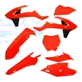 Kit Plástico Ktm Sx 17/18 - Sxf 16/18 Racetech Laranja Fluor