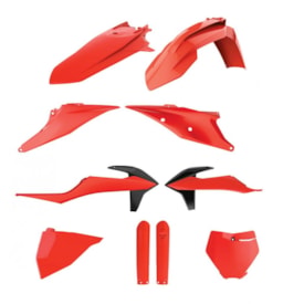 Kit Plástico Ktm Sx 19/21 - Sxf 19/21 Polisport Laranja Fluor