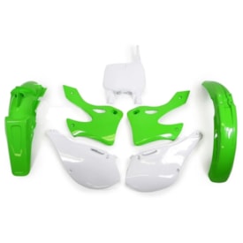 Kit Plástico Kx 125 99/02 - Kx 250 99/02 Acerbis Verde Branco