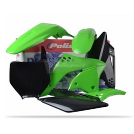 Kit Plástico Kxf 250 06/08 Polisport Verde Preto Completo