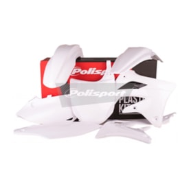 Kit Plástico Kxf 250 09/12 Polisport Branco