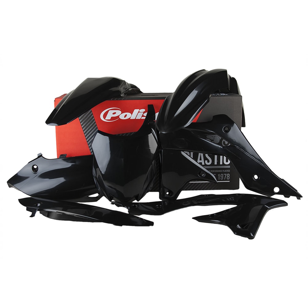 Kit Plástico Kxf 250 13/16 Completo Polisport Preto