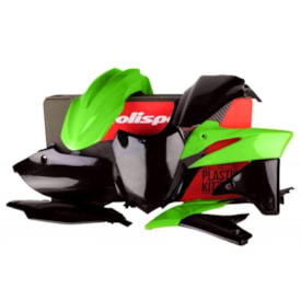 Kit Plástico Kxf 250 13/16 Completo Polisport Verde Preto