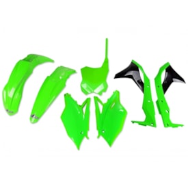 Kit Plástico Kxf 250 17/20 Mod.18 Completo Ufo Verde