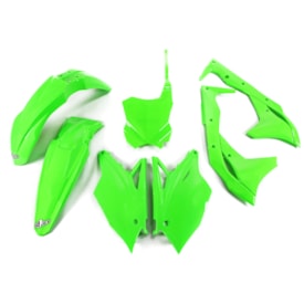Kit Plástico Kxf 250 17/20 Mod.18 Completo Ufo Verde Fluor