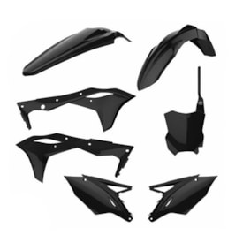 Kit Plástico Kxf 250 17/20 Polisport Preto