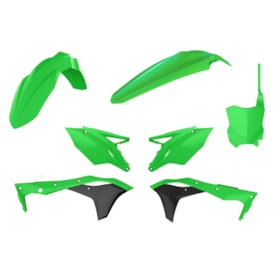 Kit Plástico Kxf 250 17/20 Polisport Verde