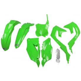 Kit Plástico Kxf 250 21/24 - Kxf 450 19/23 Completo Ufo Verde