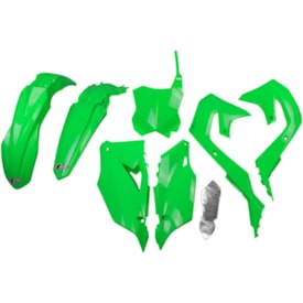 Kit Plástico Kxf 250 21/24 - Kxf 450 19/23 Completo Ufo Verde Fluor
