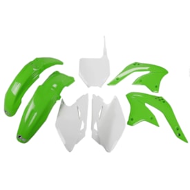 Kit Plástico Kxf 450 06/08 Completo Ufo Verde Branco