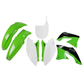 Kit Plástico Kxf 450 09/11 Ufo Verde Branco