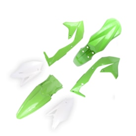 Kit Plástico Kxf 450 16/17 Completo Ufo Verde Branco