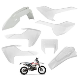 Kit Plástico Mxf 250ts 17/21 - 300ts 17/21 Completo Branco