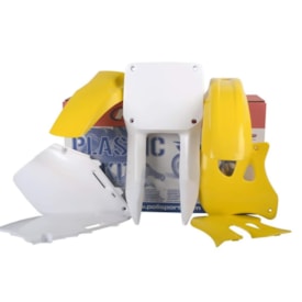 Kit Plástico Rm 125 96/98 - Rm 250 96/98 Amarelo Polisport