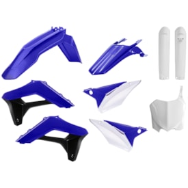 Kit Plástico Sherco 125 250 300 Sc 19/23 Polisport Azul Branco