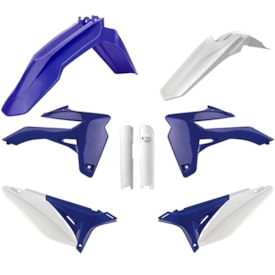 Kit Plástico Sherco 250 300 450 2016 Se/r Sef/r Polisport Branco Azul