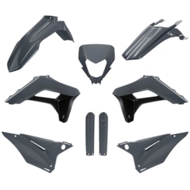 Kit Plástico Sherco 250 300 450 2024 Se/r Sef/r Completo Polisport Cinza