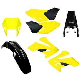 Kit Plástico Tornado Xr 250 Amx Completo Amarelo Preto