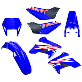 Kit Plástico Tornado Xr 250 Amx Completo Azul