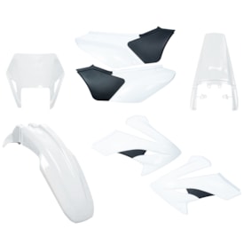 Segunda imagem do produto Kit Plástico Tornado Xr 250 Amx Completo Branco