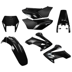 Segunda imagem do produto Kit Plástico Tornado Xr 250 Amx Completo Preto