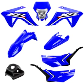 Kit Plástico Tornado Xr 250 Completo Amx Adventure Azul