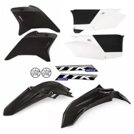 Kit Plástico Ttr 230 Amx Preto Branco