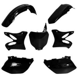 Kit Plástico Yz 125 02/05 - Yz 250 02/05 Racetech Preto